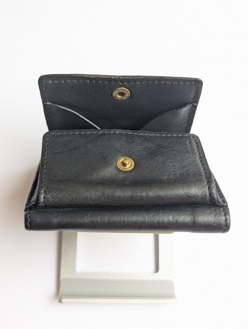 おんと0721さま専用 イルビゾンテ トリフォルドウォレット ブラック