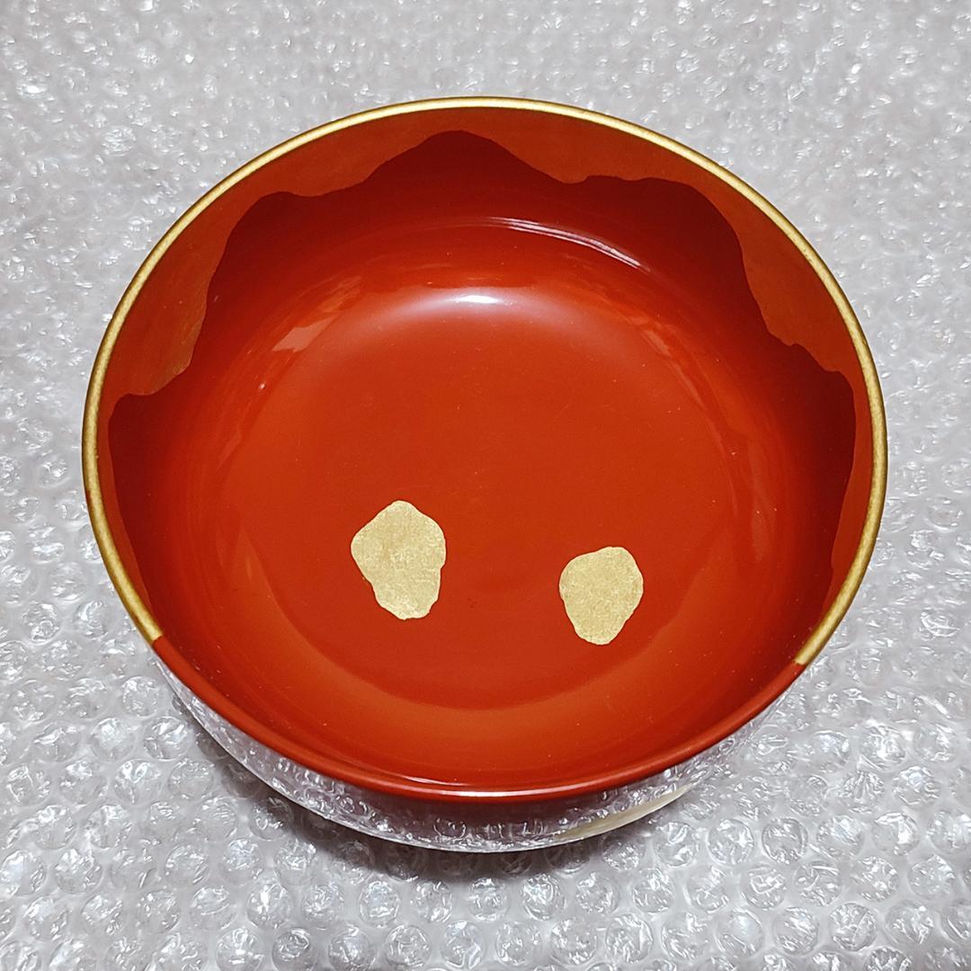 輪島塗 米永 朱金の椀 希少な高足椀