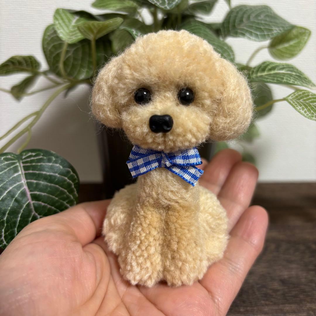 ☆ちぃ様専用 動物ぽんぽん 手のひらサイズのトイプードル