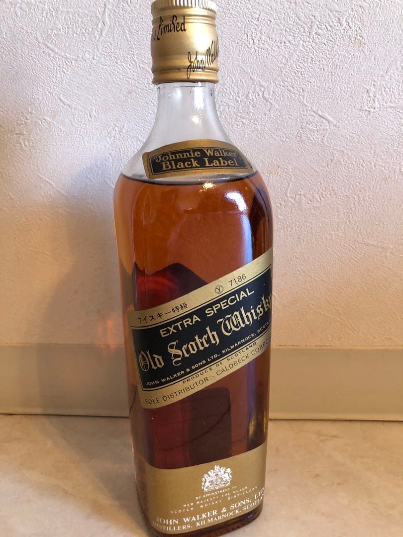 JOHNNIE WALKER ジョニーウォーカー 白紋章 ブラックラベル 古酒