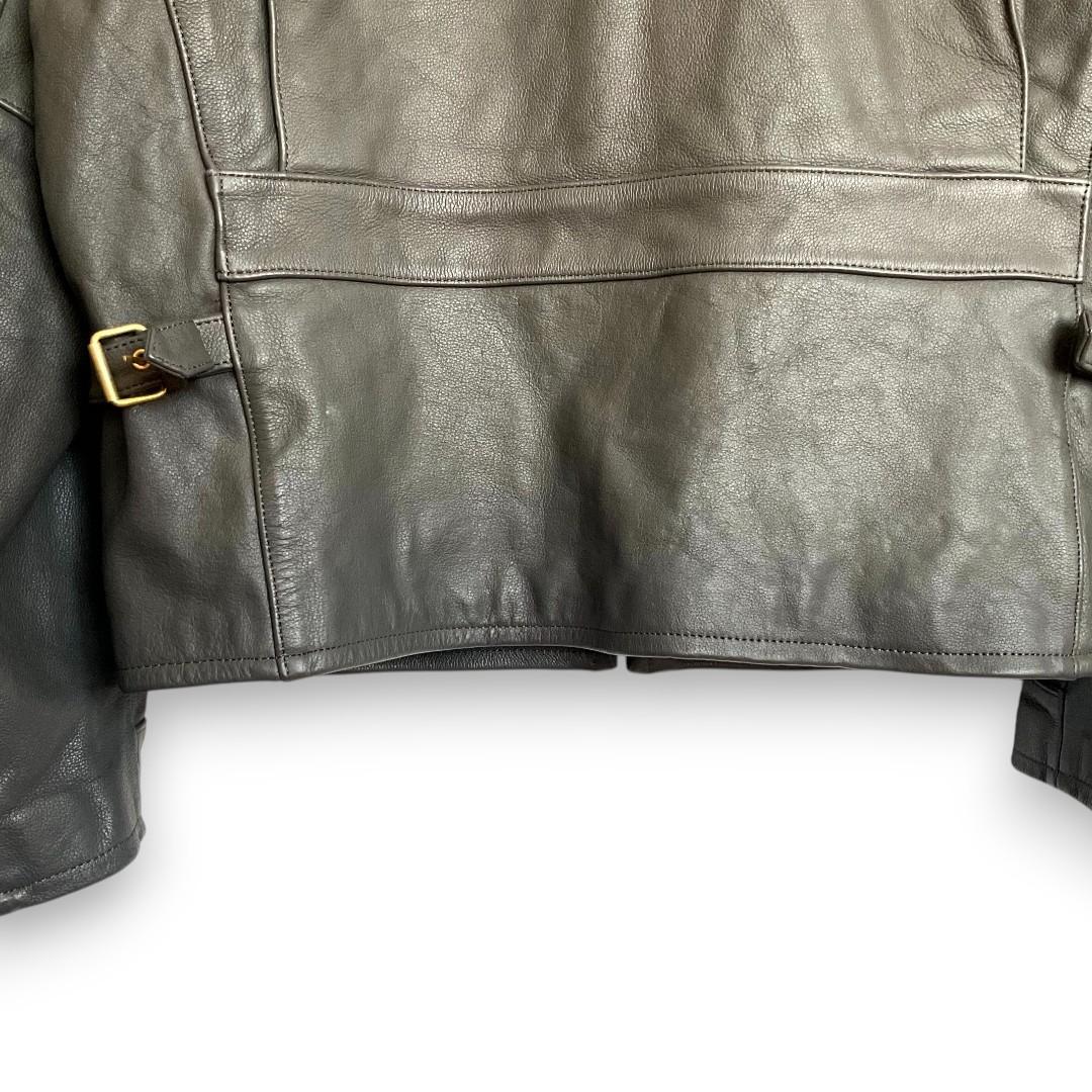 在庫 処分ファッション - MORGAN PRODUCTS レザーライダースジャケット