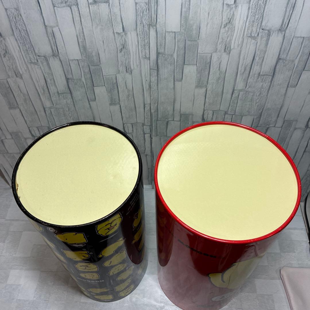 森永 ぬ〜ぼ〜 非売品 ブリキ ゴミ箱 ダストボックス 2種 コンプリート希少