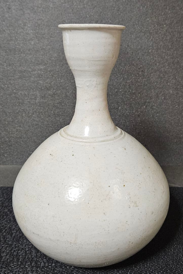 李氏朝鮮時代 朝鮮古美術 朝鮮古陶磁器 李朝白磁 高さ 28.2