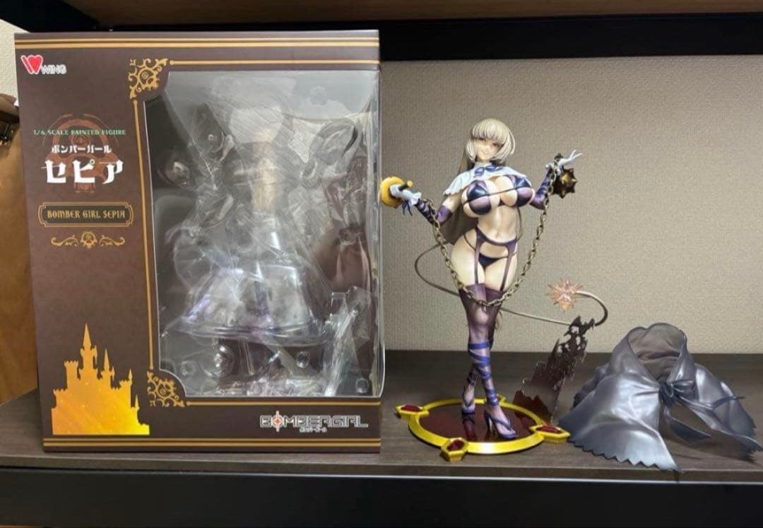 WING　ボンバーガール セピア 1/6　フィギュア 未開封 ウイング(Wing) ボンバーガール セピア フィギュア ボンバー
