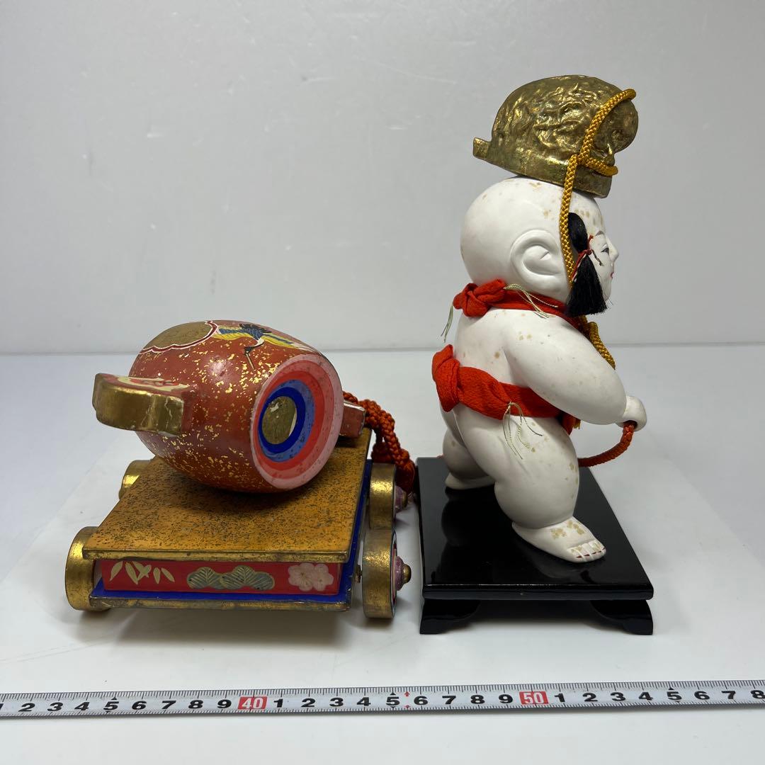 平安まるや平蔵 御所人形槌車引 共箱 東Y7-0603⑥タニチ 美術品・