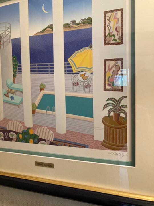 保証書付 直筆サイン入りトーマスマックナイト 絵画