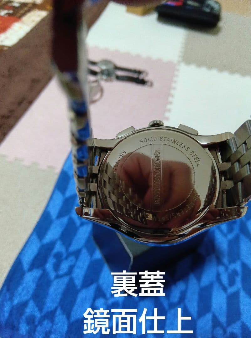 EMPORIO ARMANI AR−1787 【ブルークロノグラフ】