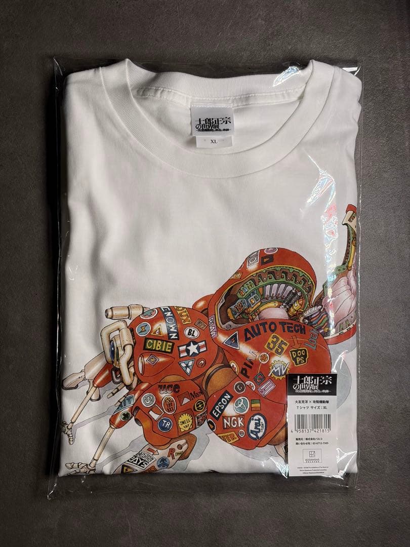 Tシャツ／大友克洋×攻殻機動隊トリビュートイラスト （XL）