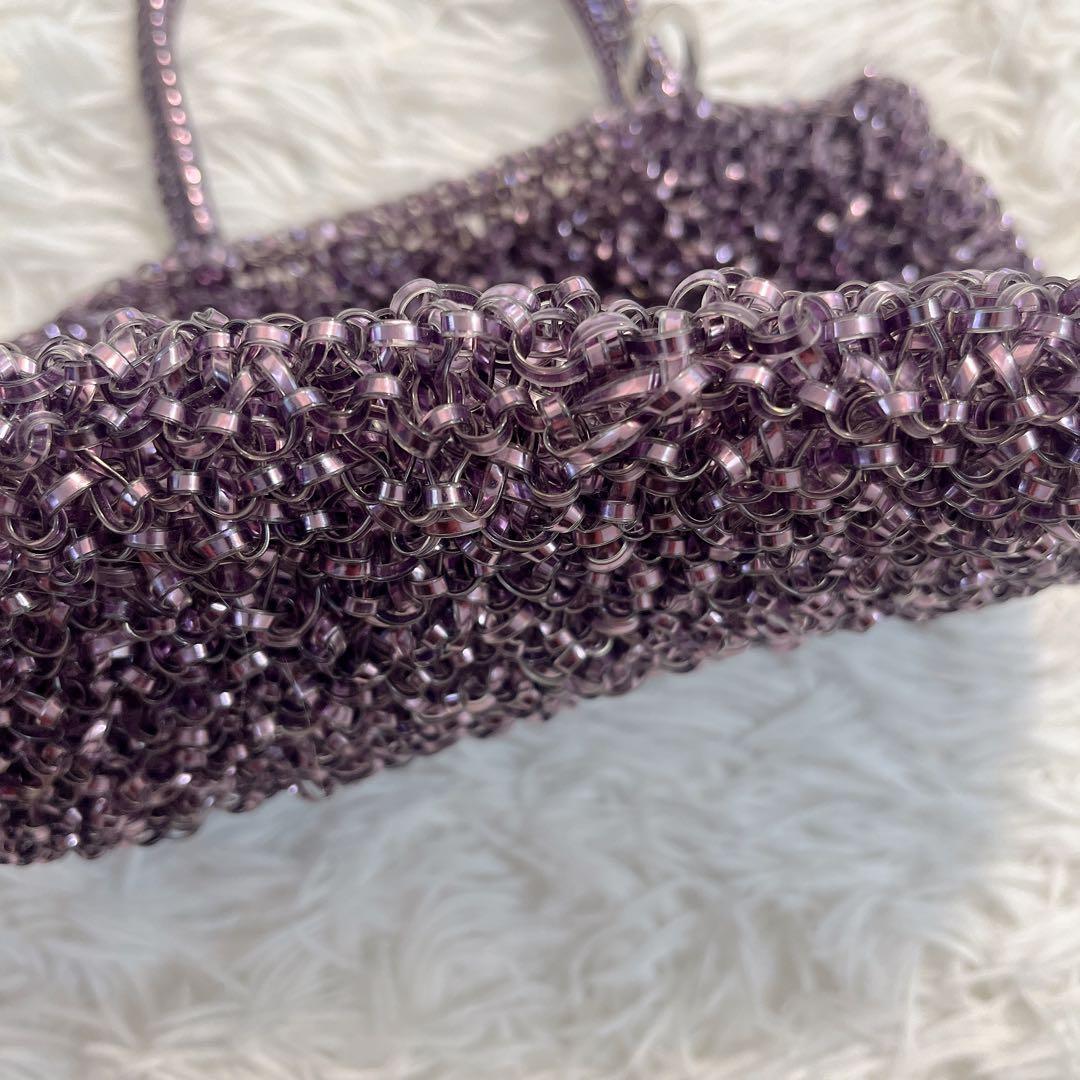 ANTEPRIMA アンテプリマ ワイヤーバッグ パープル スクエア