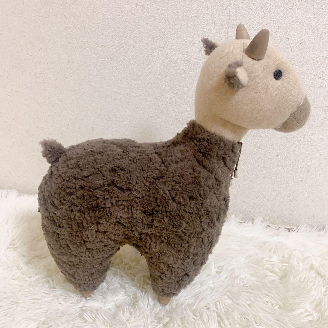 ブルネロクチネリ ヤギ ぬいぐるみ カシミヤ モヘア 希少 超レア