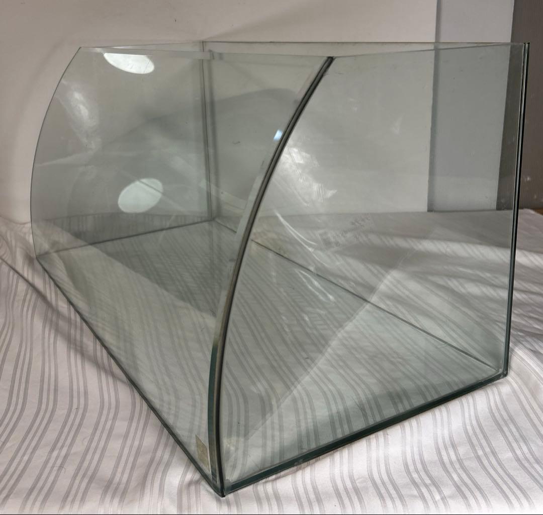 ガラス水槽 アクアシステム キュームガーデン ★曲面デザイン 熱帯魚用 透明