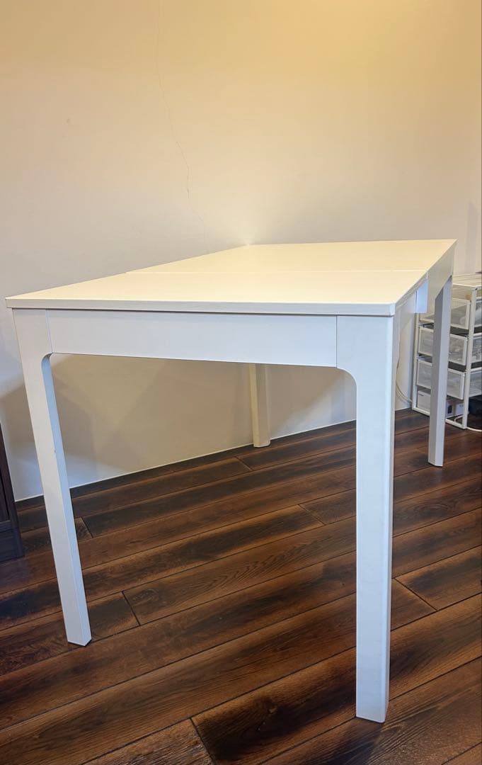 IKEA EKEDALENエーケダーレン伸長式ダイニングテーブル ホワイト