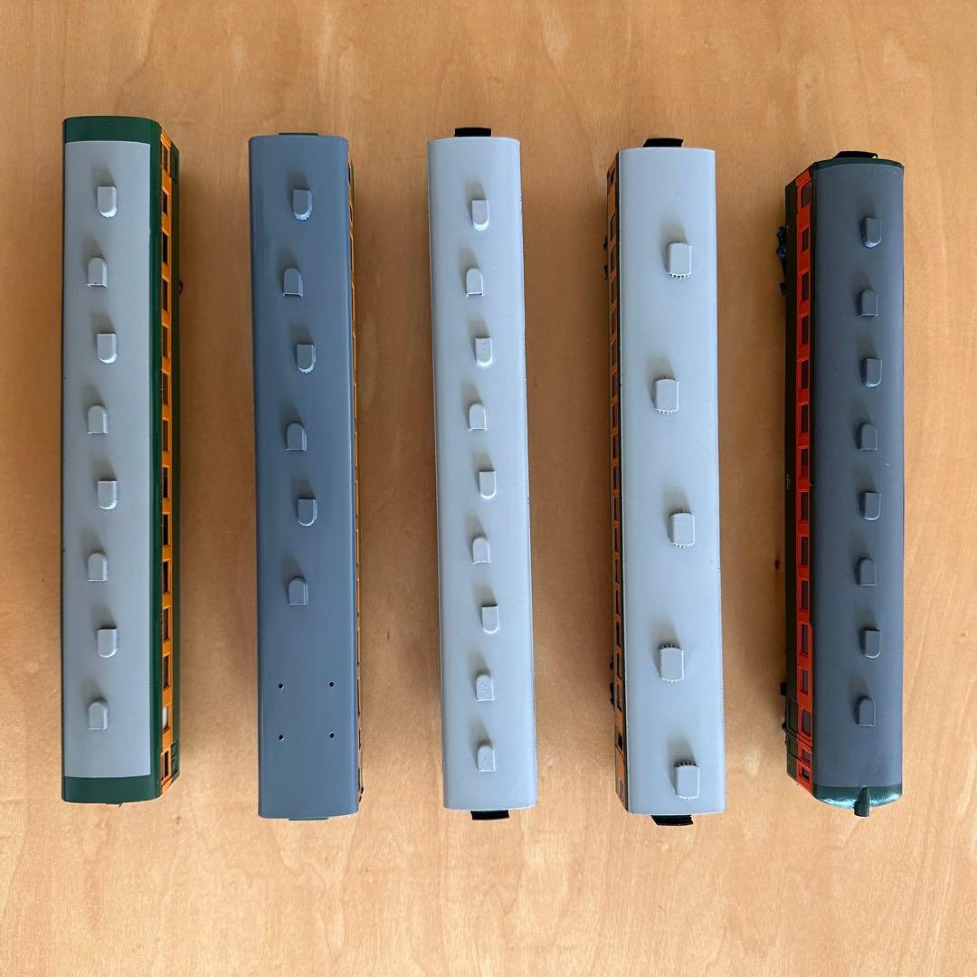 牧*り様 旧湘南型　80系　HOゲージ　一等車　鉄道模型　完成車　モーター付き