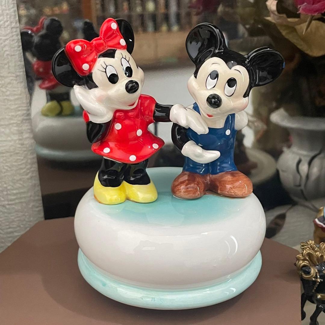 ディズニー 陶器フィギュア ディズニー 陶器 フィギュア 置物 ミッキー