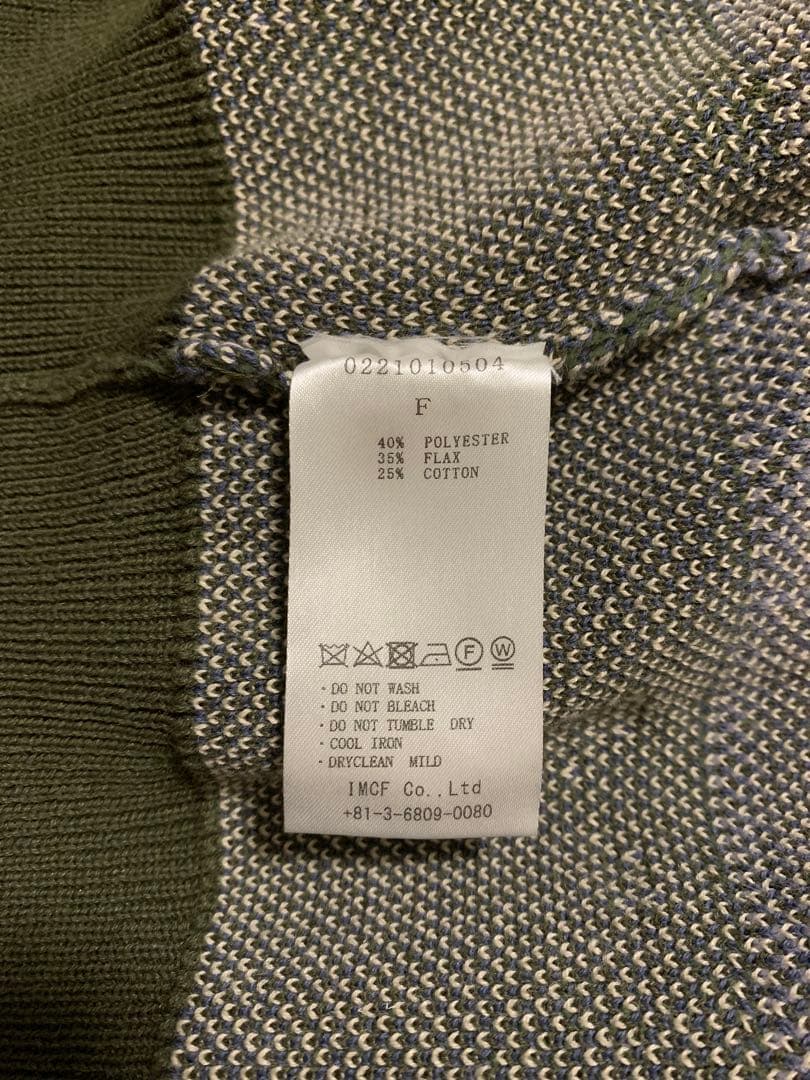 【LEINWANDE】 Landscape Jacquard Polo