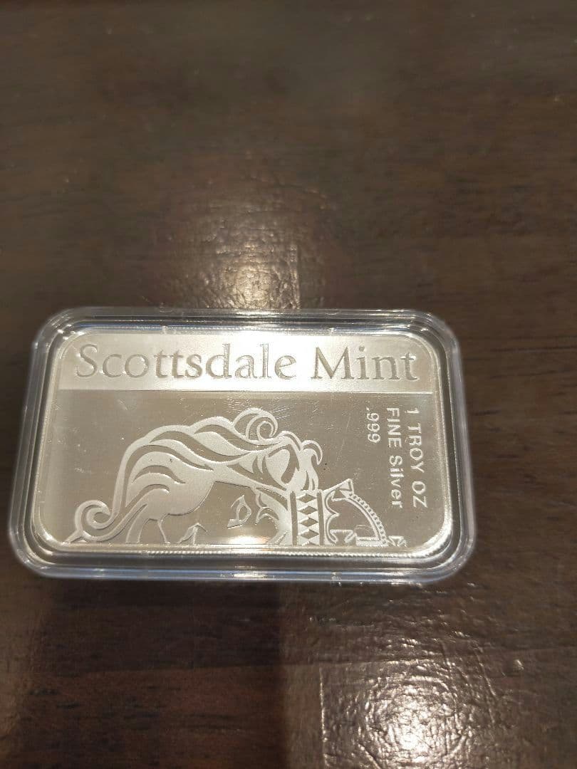 1トロイオンス純銀バー 「アメリカ自由の旗」 1トロイオンス純銀バー