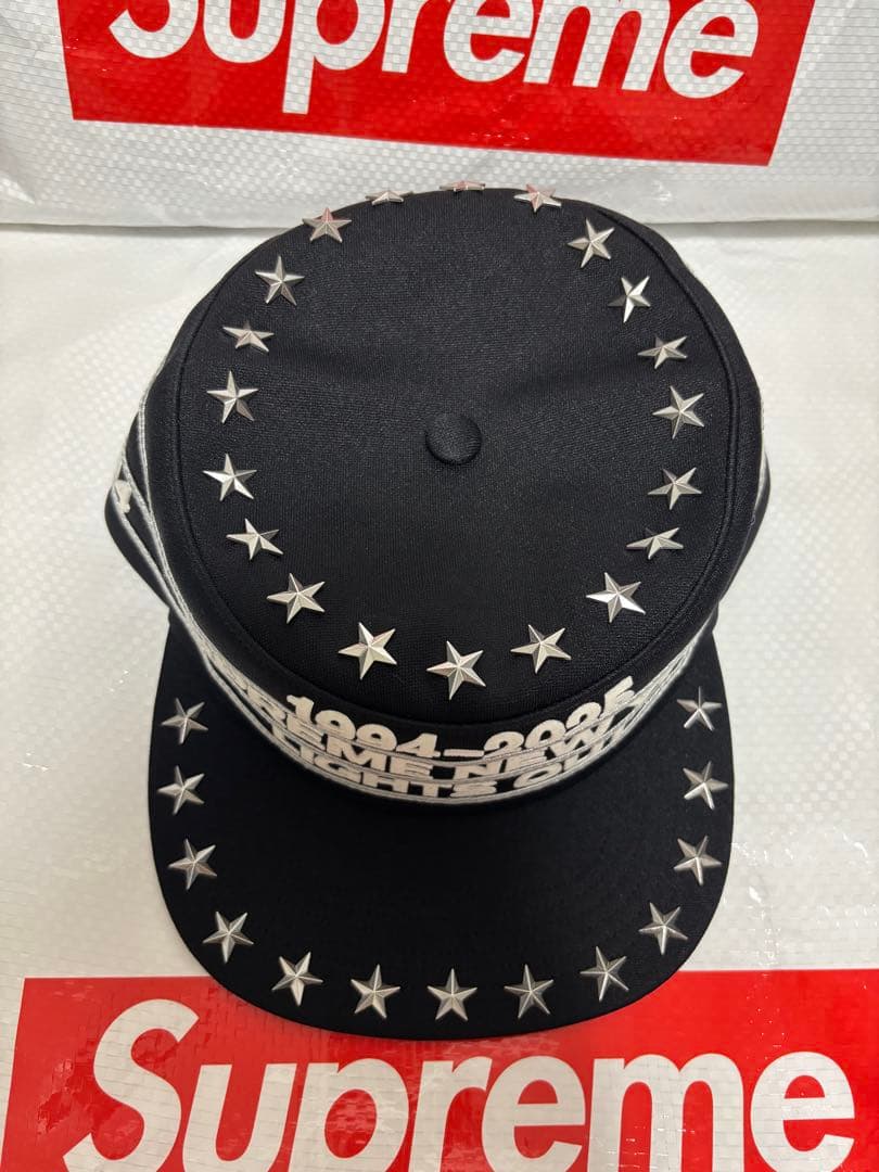 Supreme Stars Studded Pillbox Hat Black