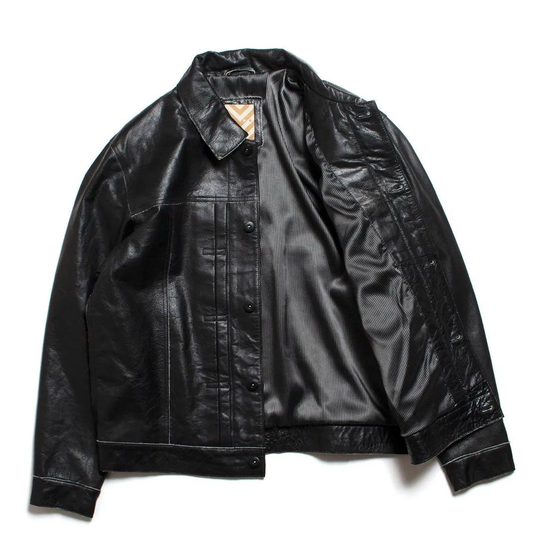 VOO ヴォー EXELEZA 1st レザージャケット アナクロノーム