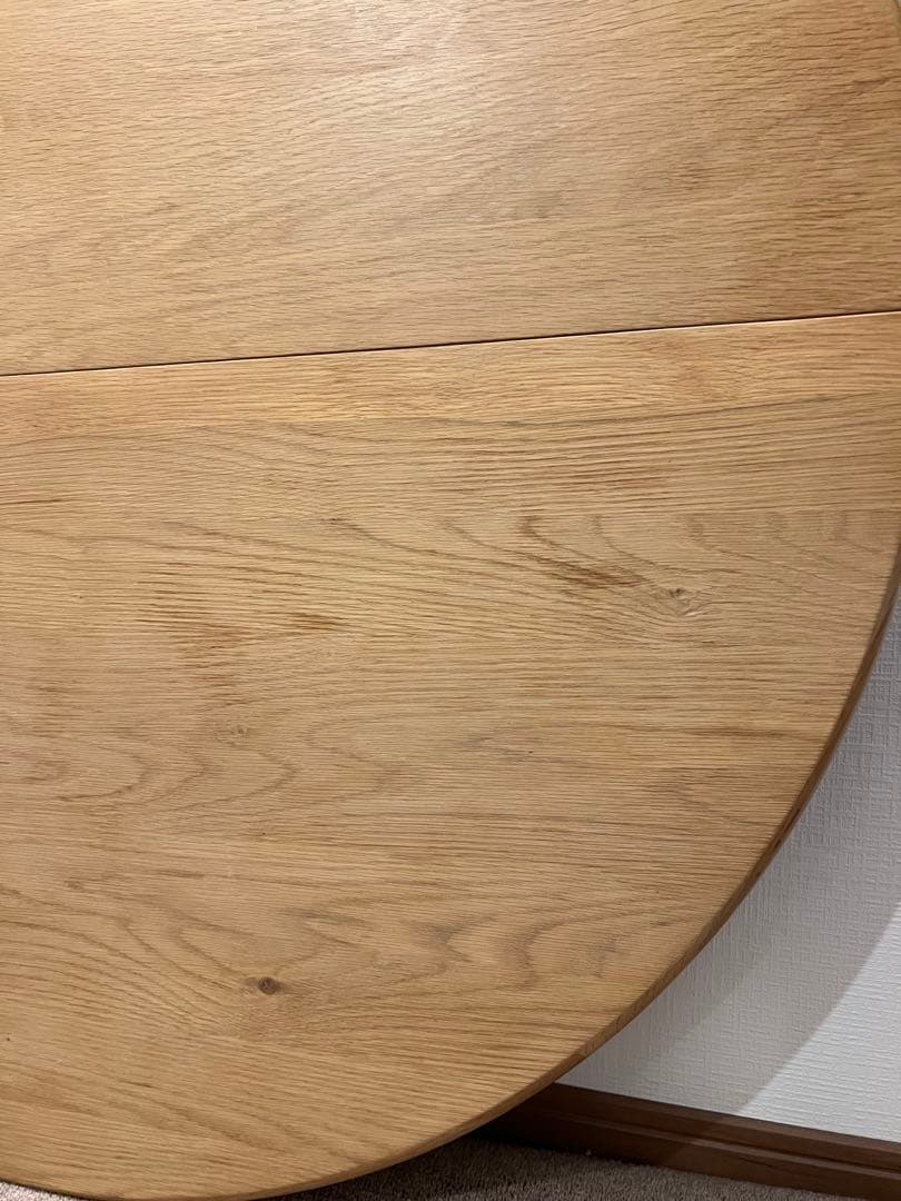 伸長式ダイニングテーブル folk ナチュラル