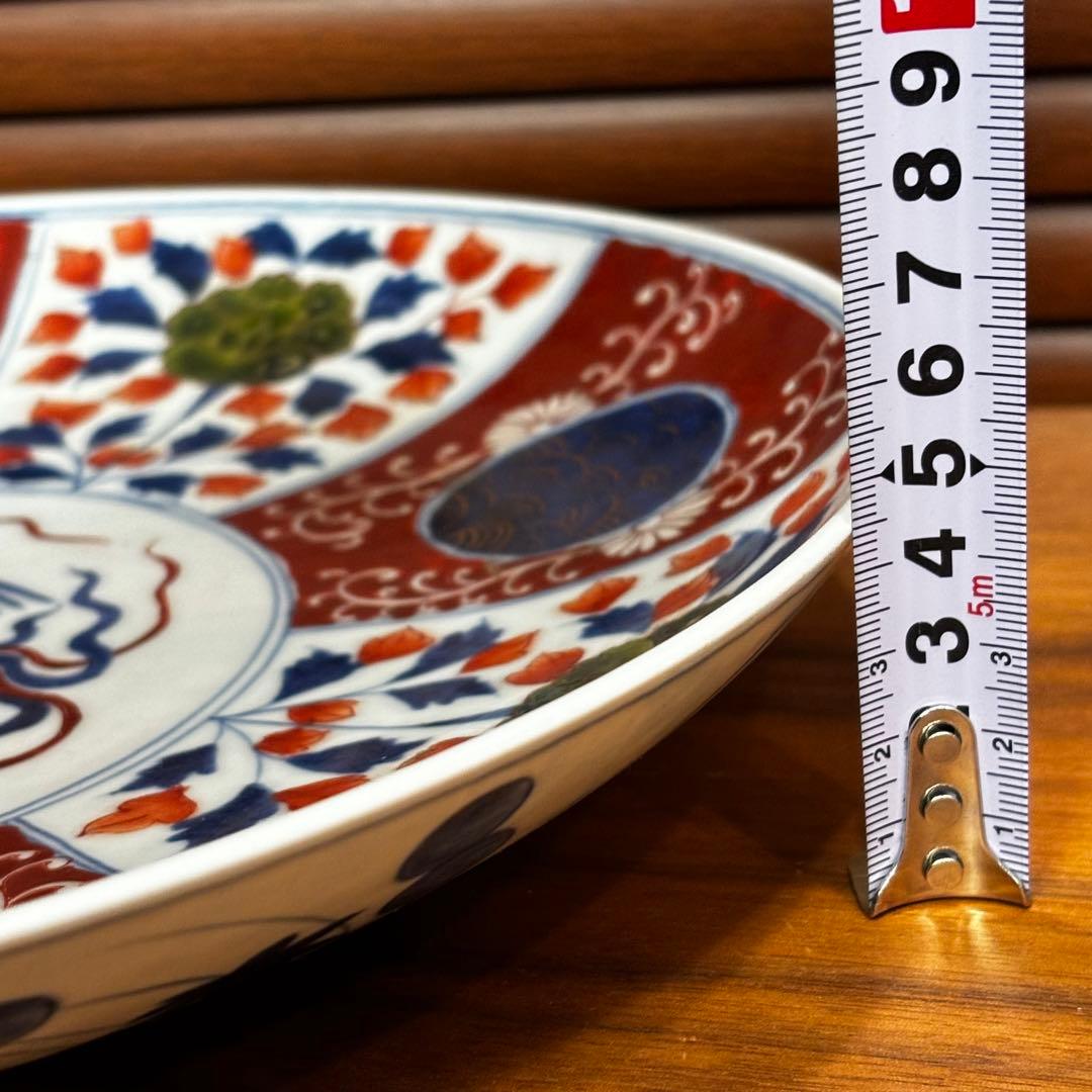 江戸時代 古伊万里焼 赤絵 飾り皿 お正月に - メルカリ