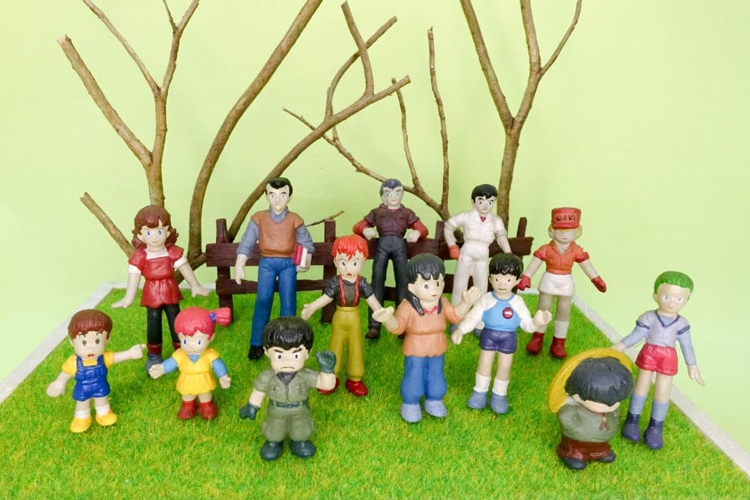 銀河漂流バイファム 消しゴムフィギュア ジオラマ 銀河漂流バイファム