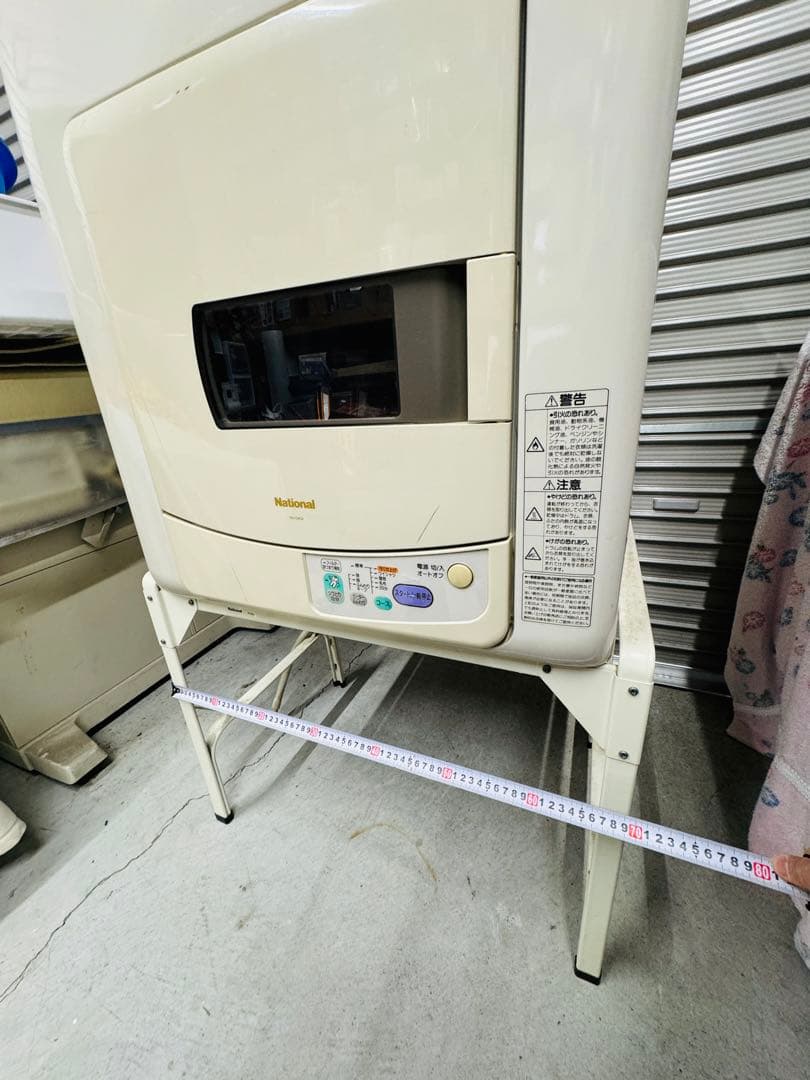 全国配送無料！★ナショナル★衣類乾燥機　4.5kg NHD-45A 動作品