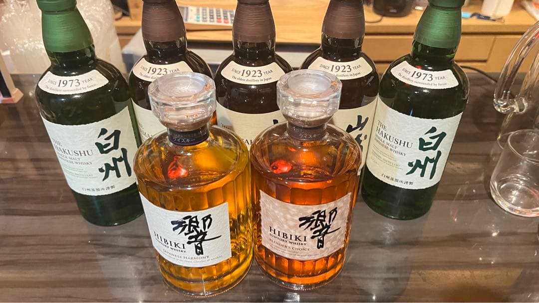 白州 山崎 響 イチローズモルト 嘉之介 国産ウイスキー 7本セット 白州