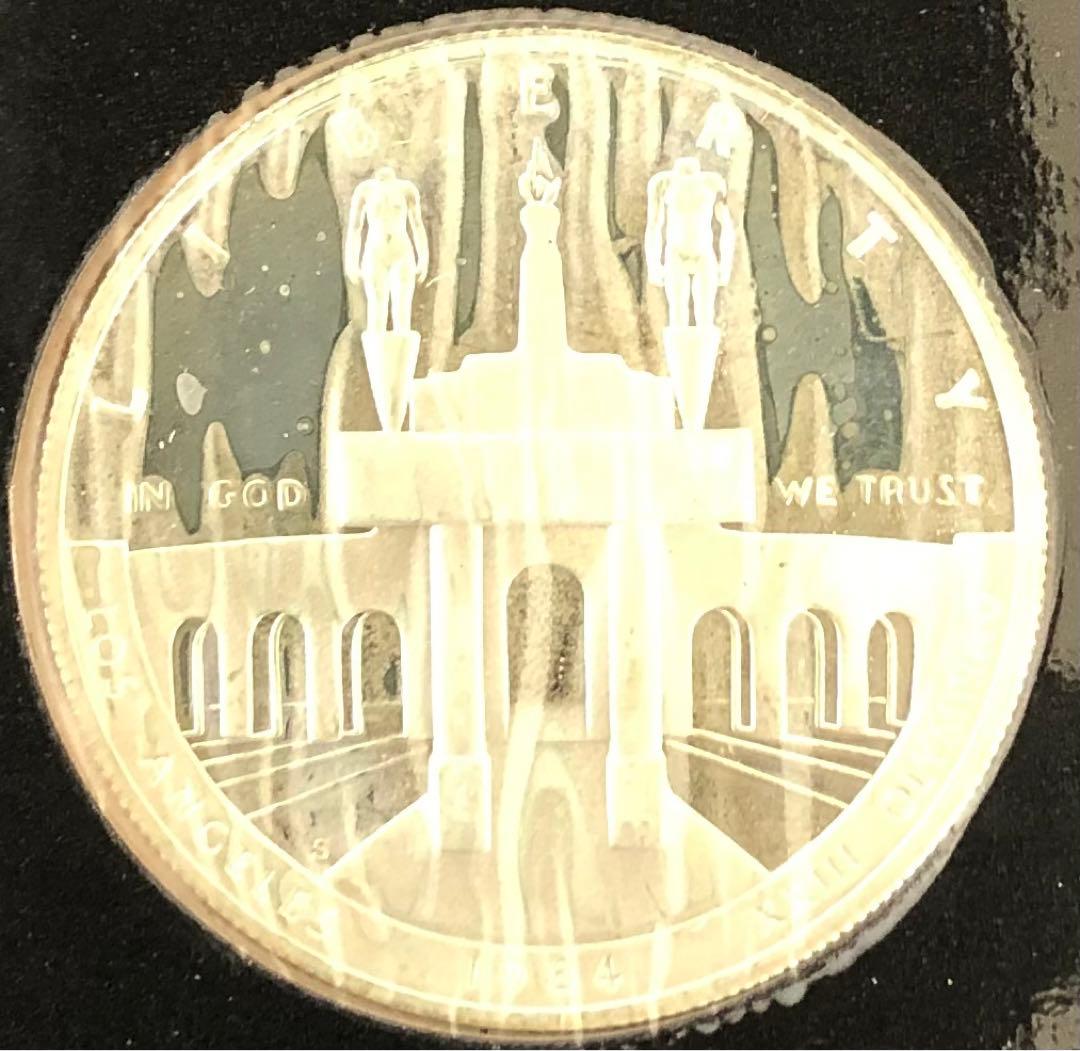 アメリカ 1984年 ロサンゼルスオリンピック ファインシルバー プルーフ