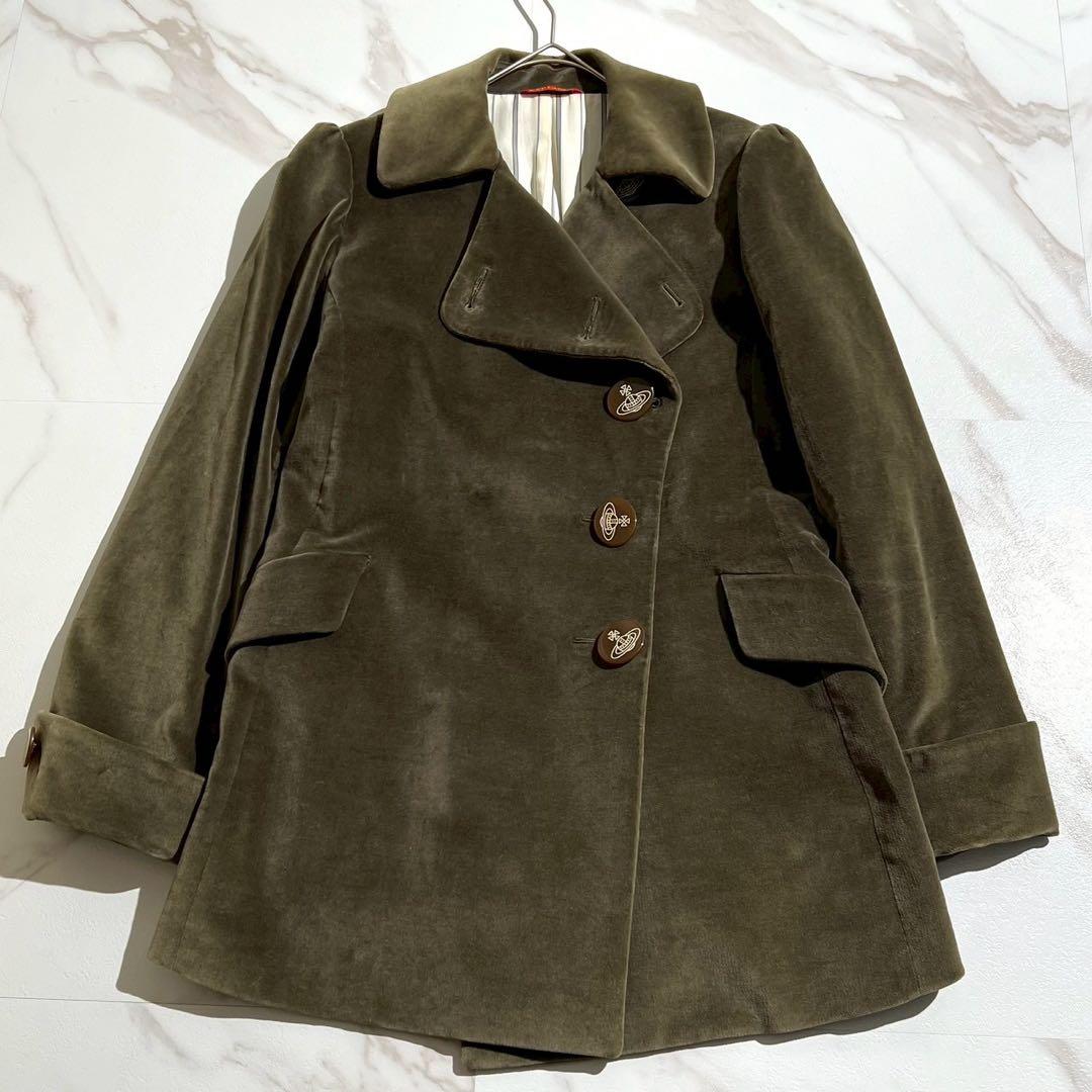 極美品✨ ヴィヴィアンウエストウッド レッドレーベル ベロア コート