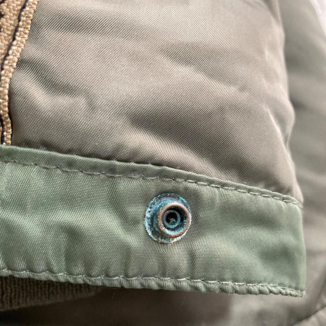 15889✨AVIREX N-3B ステンシル グリーン フライトジャケット