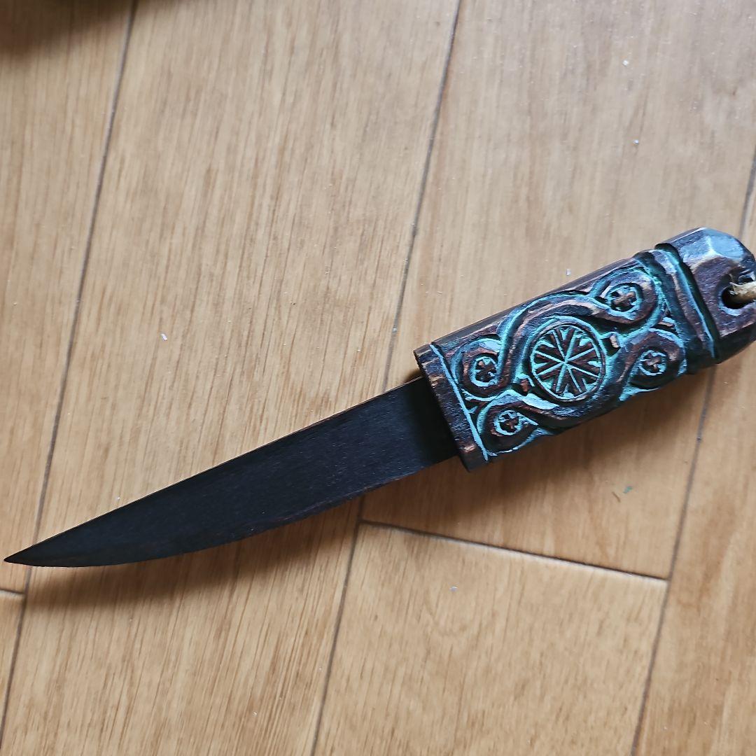 阿部紀男「ペーパーナイフ」アイヌ文様 - メルカリ