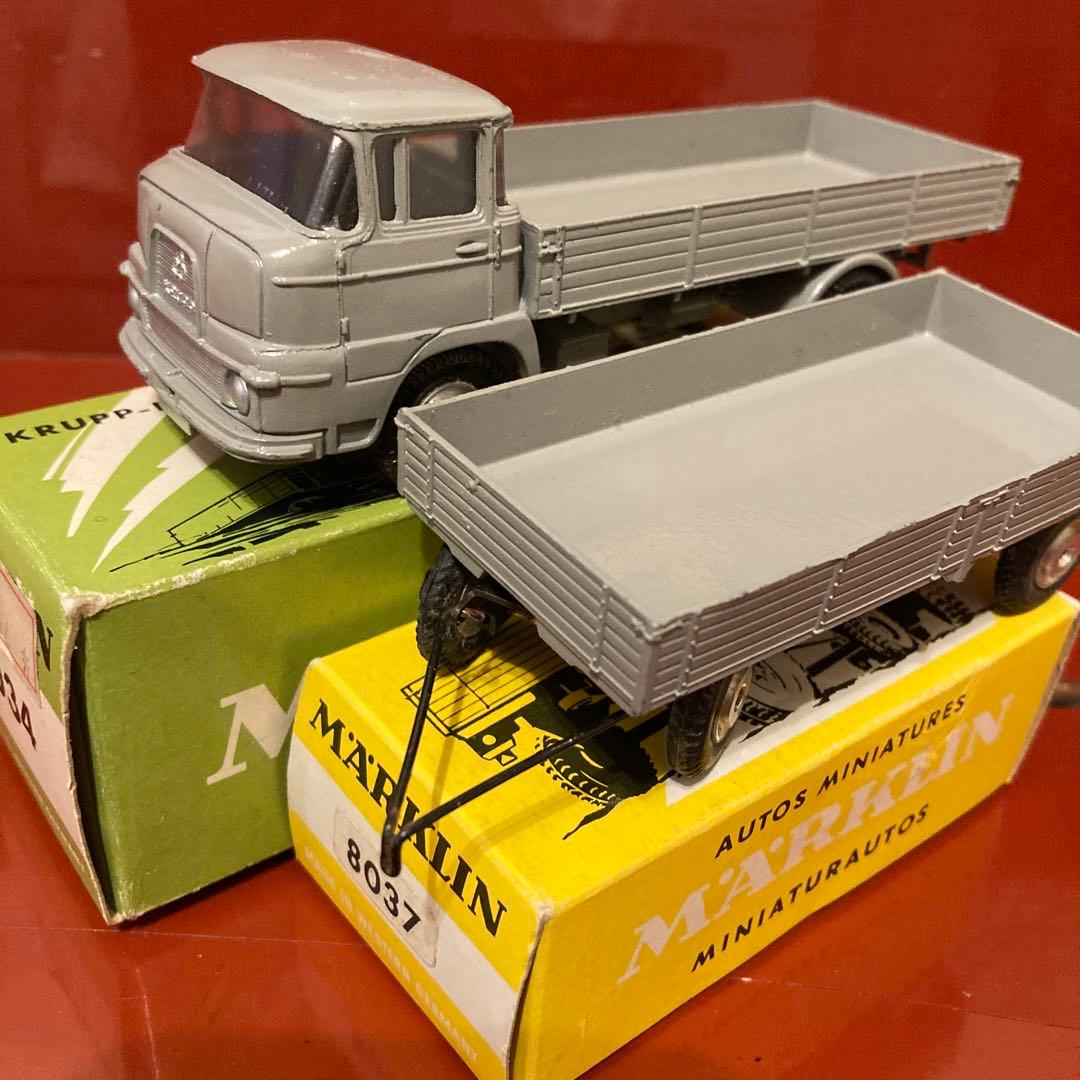 メルクリン、NO8034.8037 クルッ、ローリー、トレイラー　1950年代末