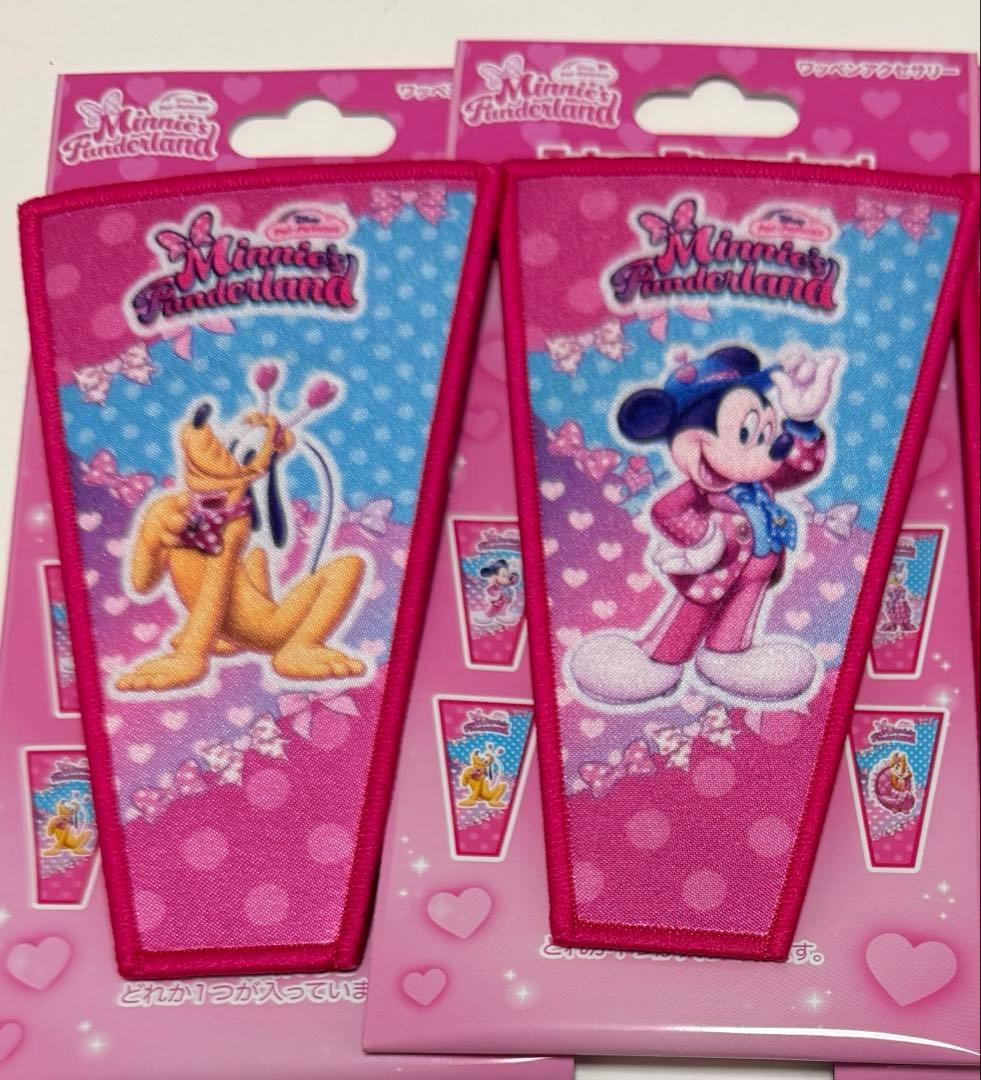 ディズニー ミニーのファンダーランド ワッペンアクセサリー