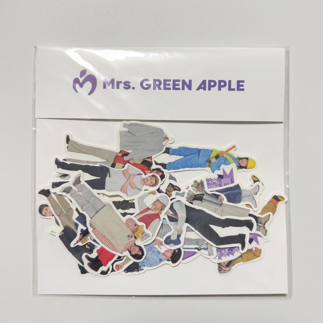 Mrs. GREEN APPLE ライラック アクリルスタンド ステッカーセット