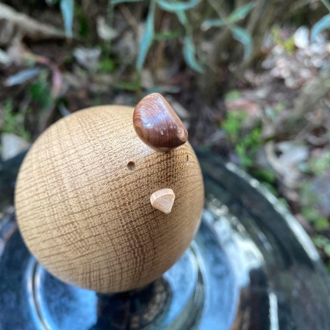 太田久幸 HISACRAFT 木製 動物 置物 ニワトリ 鶏 - メルカリ