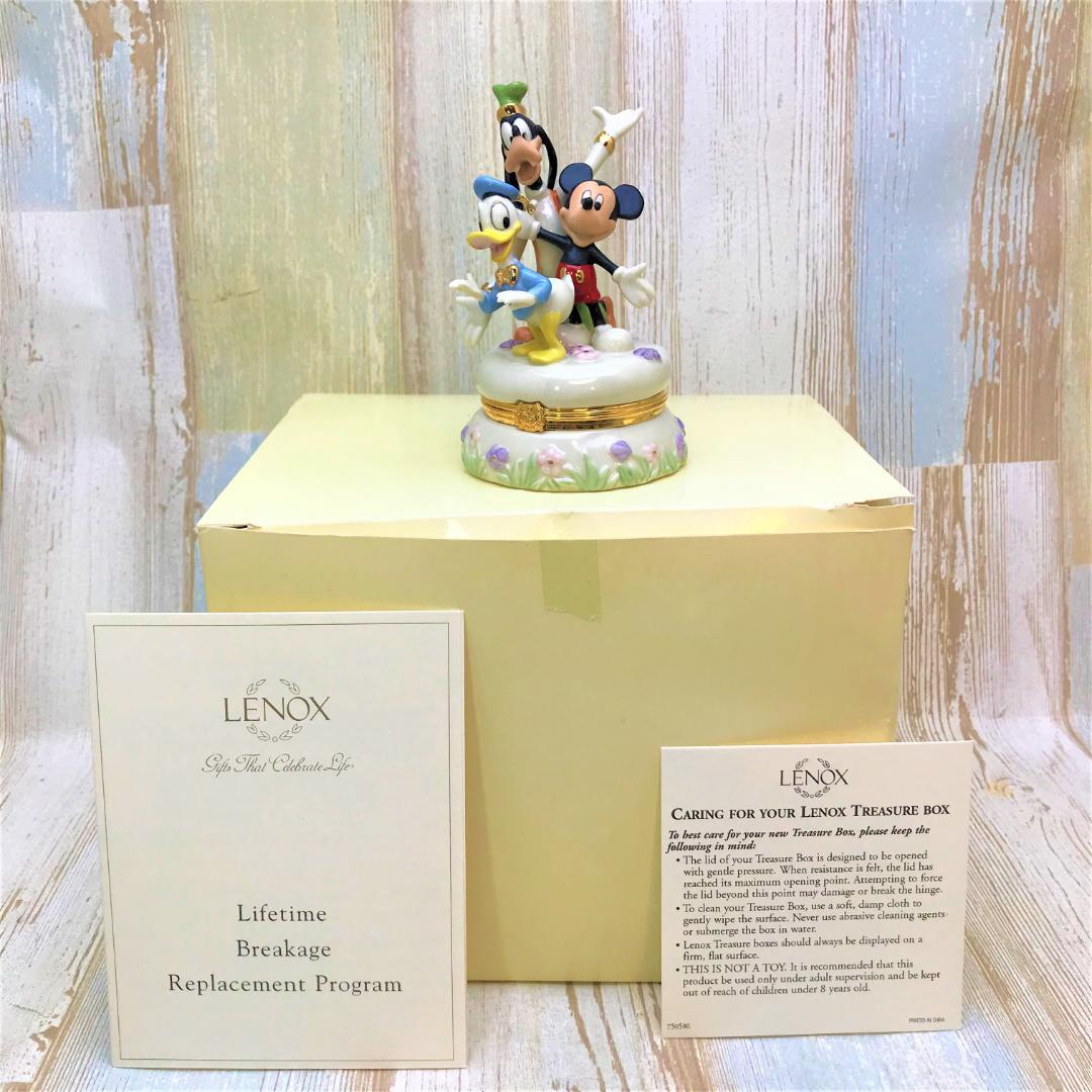 レア★ミッキーマウス ドナルドダック グーフィー ★レノックス LENOX