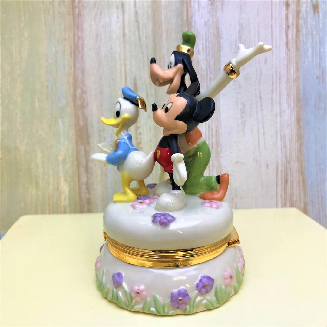 レア★ミッキーマウス ドナルドダック グーフィー ★レノックス LENOX