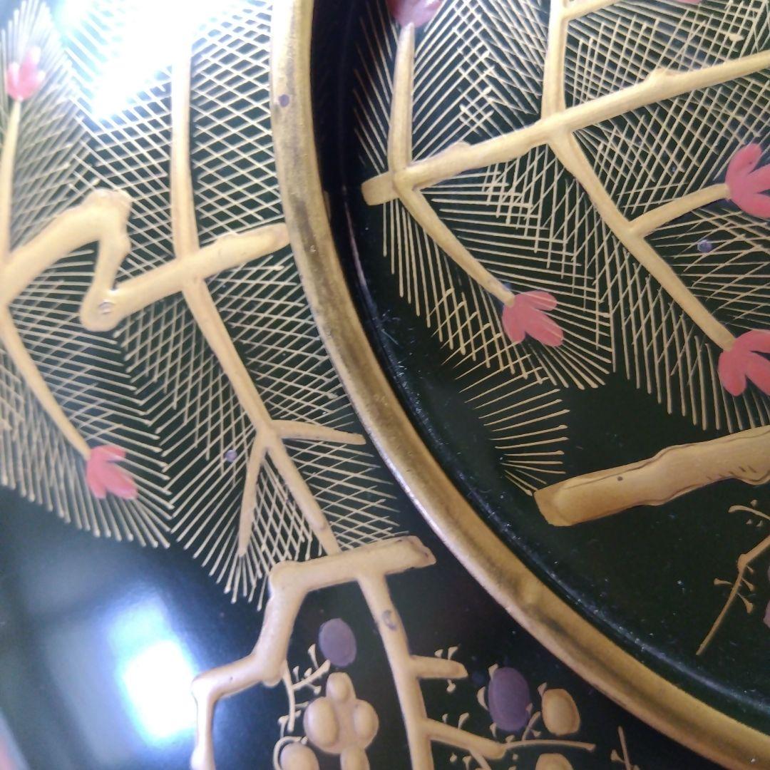 塗り 塗り物 古い大平椀 菓子鉢 大鉢