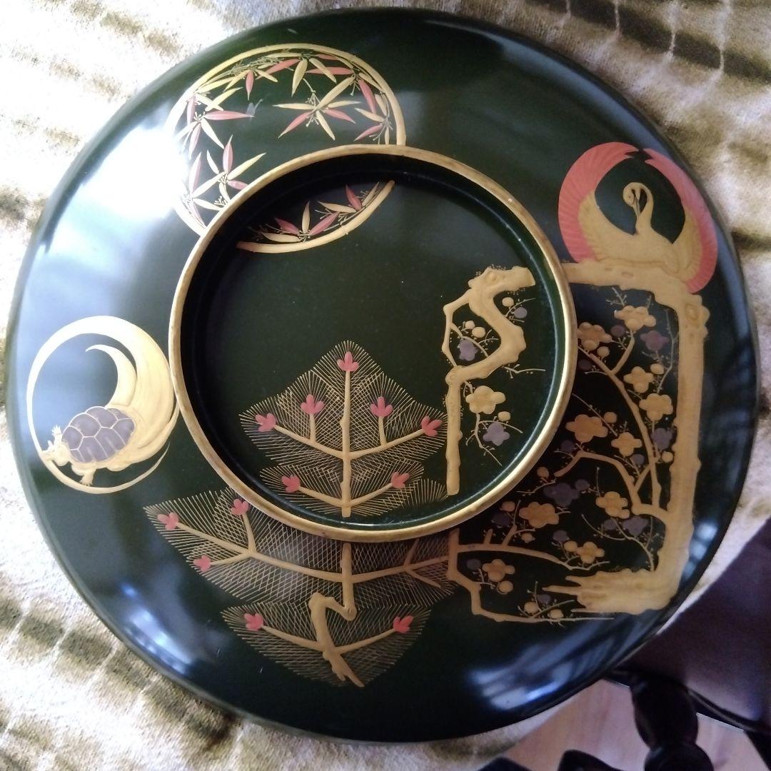 塗り 塗り物 古い大平椀 菓子鉢 大鉢