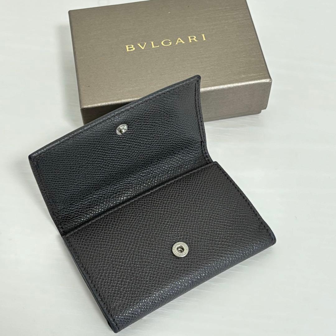 付属品付き ブルガリキーケース 6連フック ダークグレー レザー
