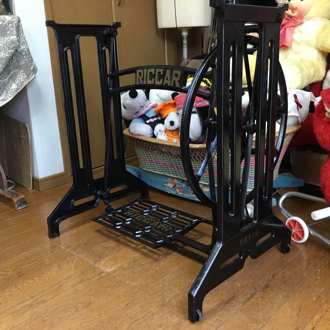 Mizuhara 専用 RICCAR 職業用足踏みミシン鉄脚 大型 テーブルに