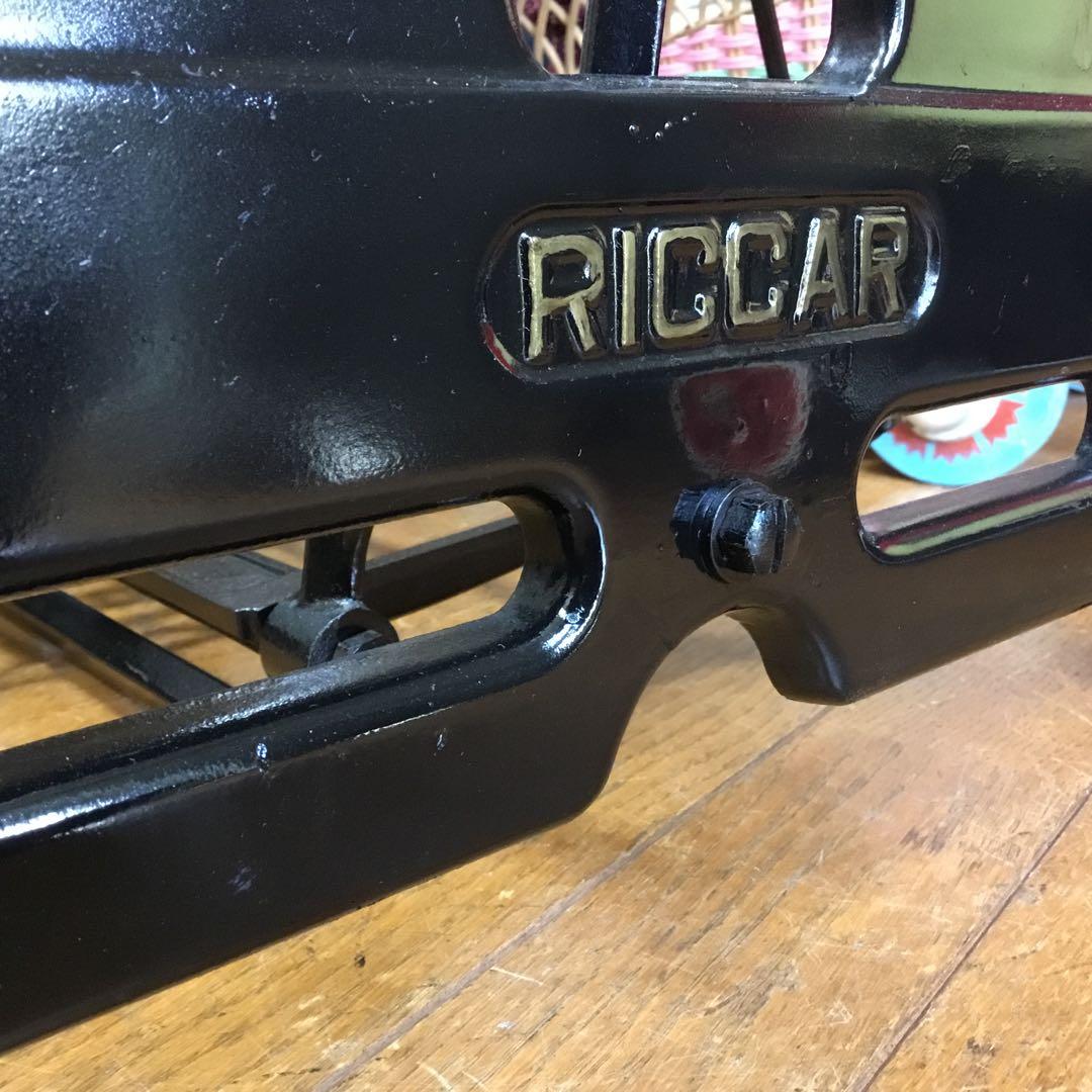 Mizuhara 専用 RICCAR 職業用足踏みミシン鉄脚 大型 テーブルに