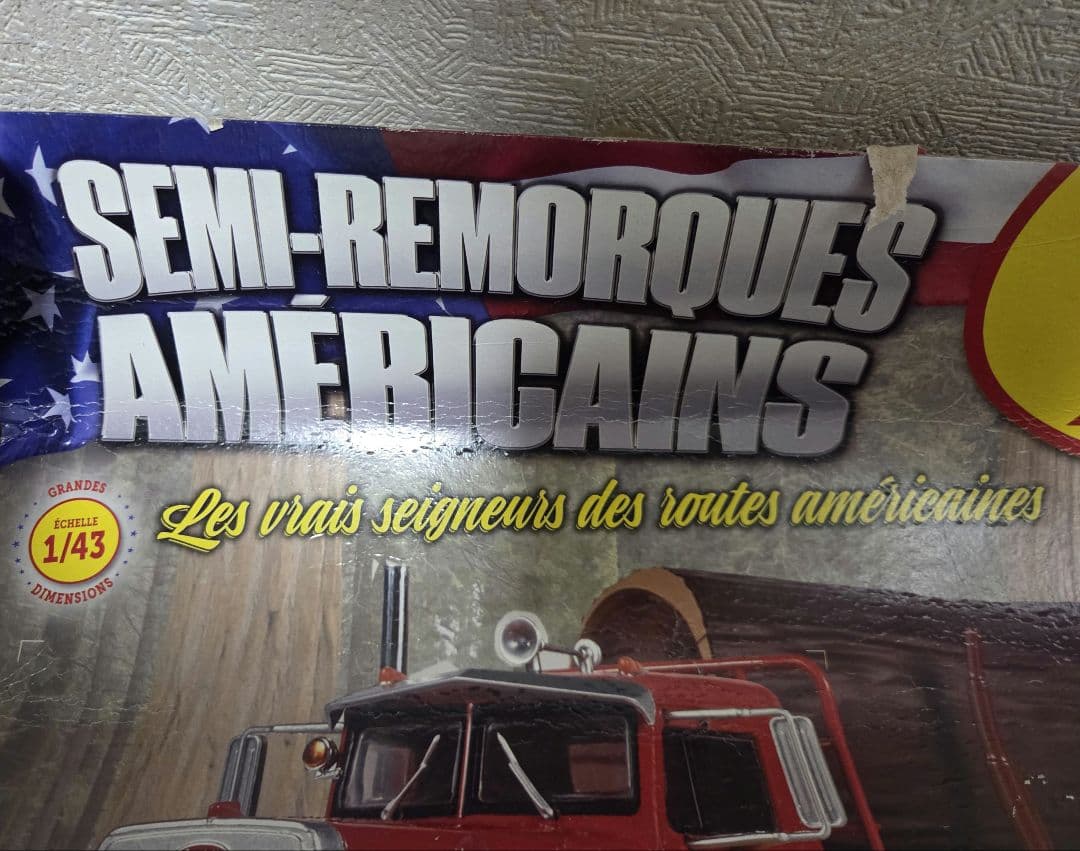 1/43 Peterbilt 281 ピータービルト 材木運搬トレーラー