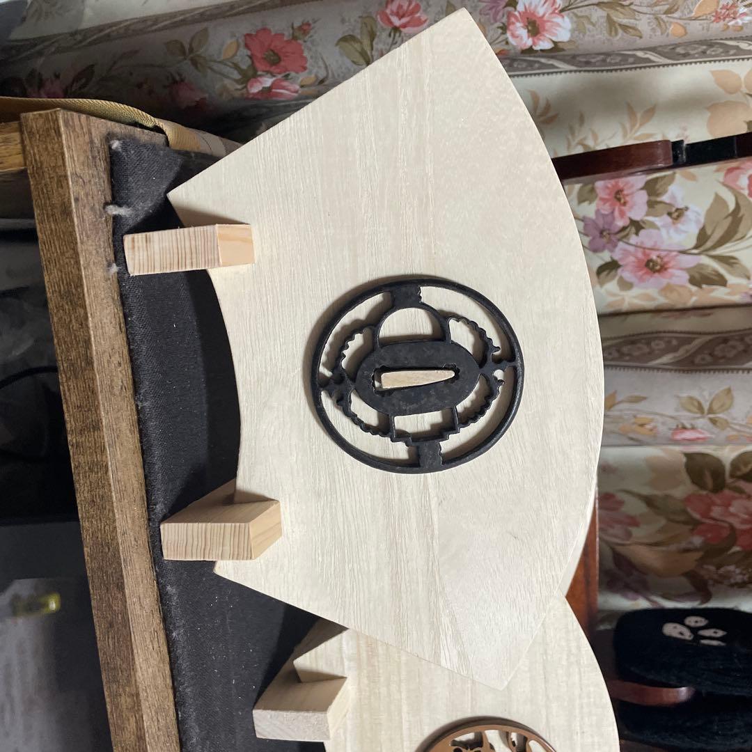 鍔　鉄地鍔　時代物　武具