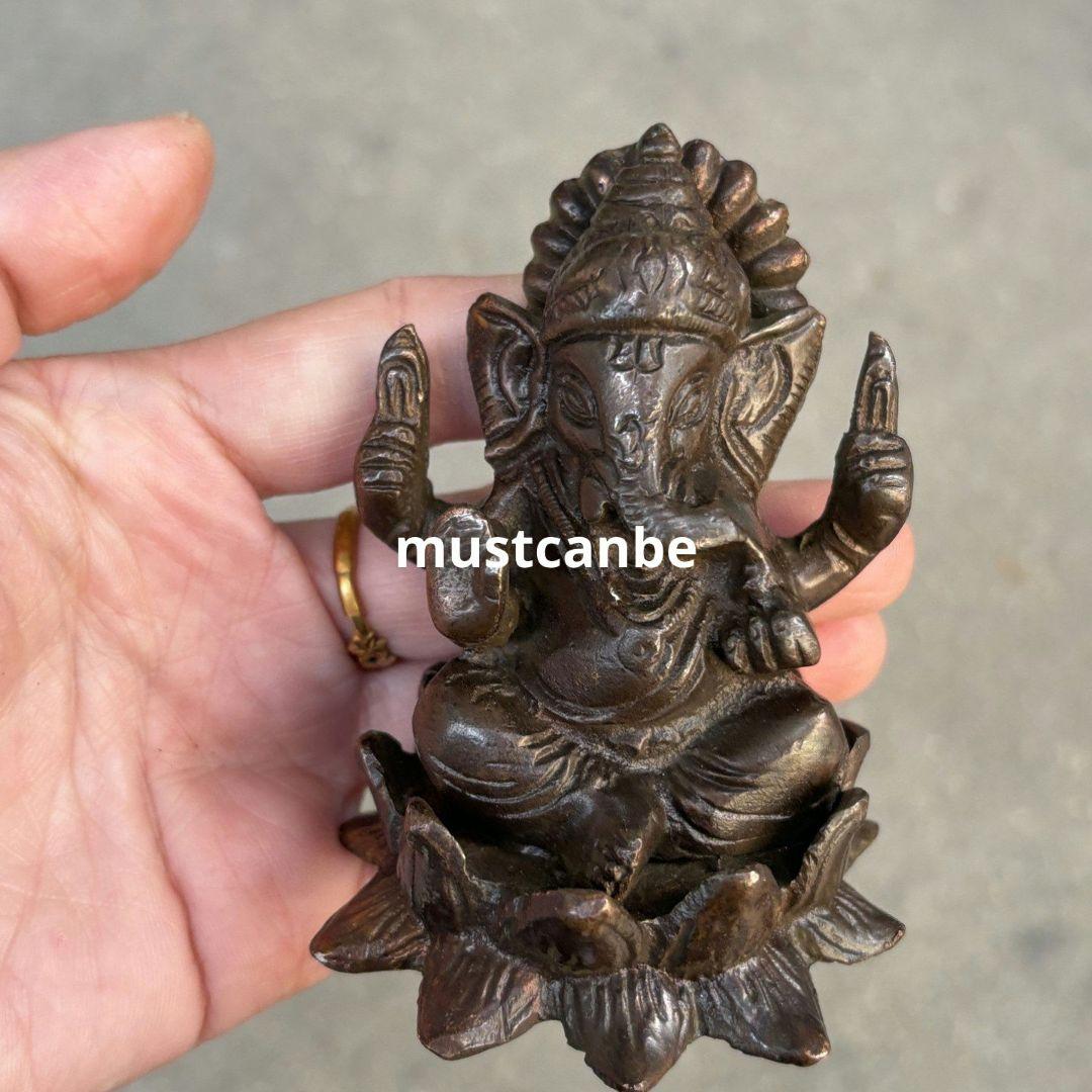 銅製 象鼻財神 開運 風水 招財 置物 工芸品