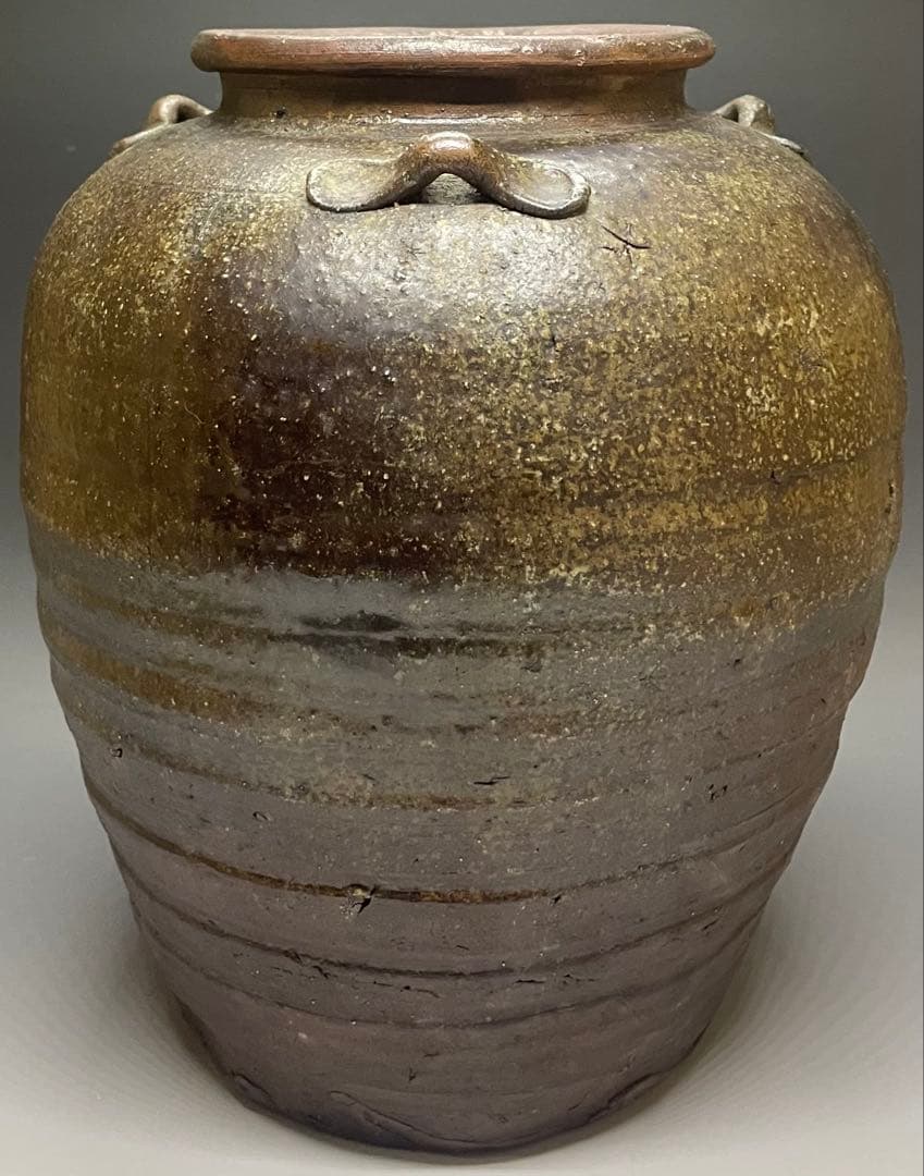 kyasu6770 様専用 渡辺節夫 大海茶入 仕覆共箱(四方桟盛蓋) V443