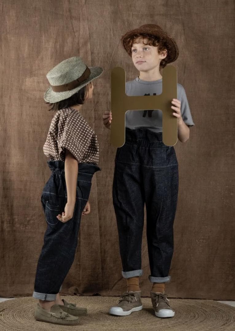 専用 タグ付き☆HELLO LUPO ハイウエストデニム 6-7Y 120cm