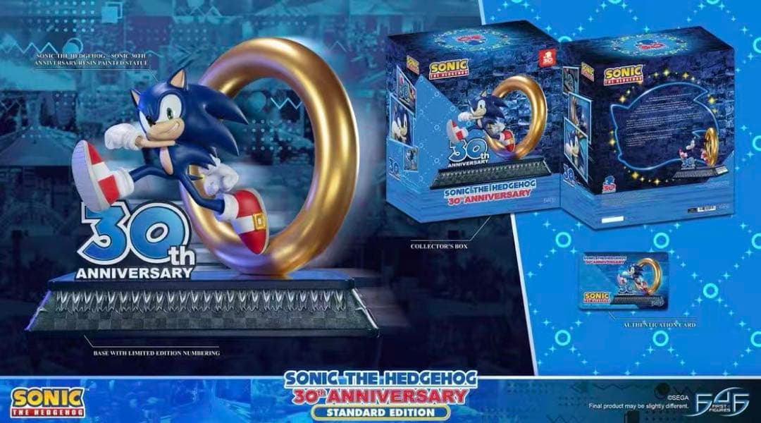 ソニック・ザ・ヘッジホッグ F4F 30周年記念限定版 スタチュー フィギュア