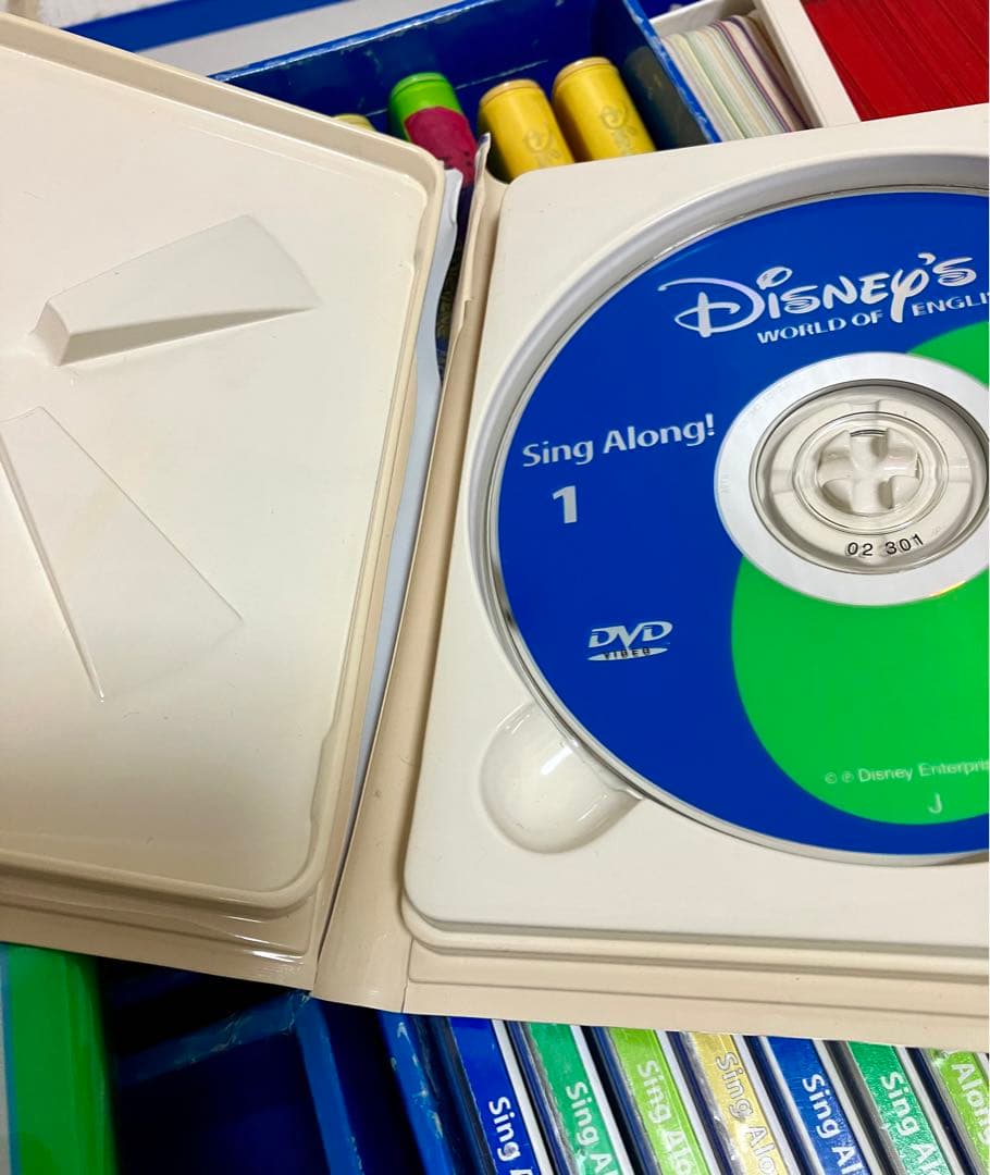 激安送込DWEディズニー英語システムBasic ABCsシングアロング教材セット