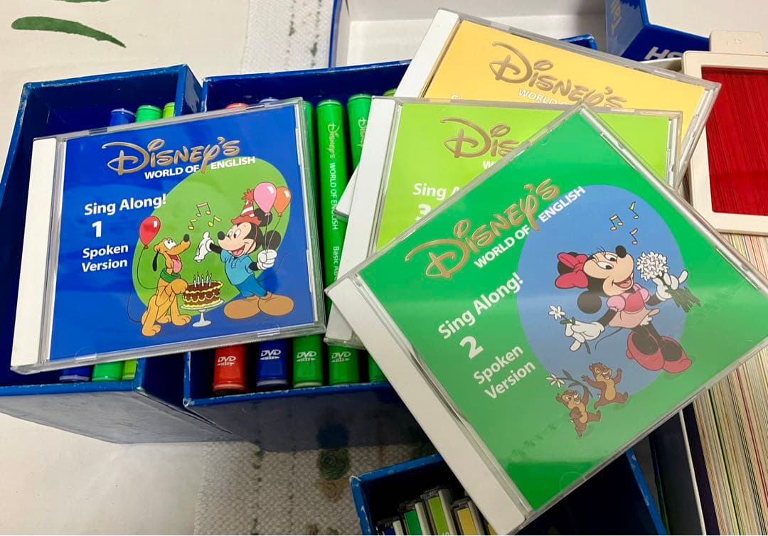 激安送込DWEディズニー英語システムBasic ABCsシングアロング教材セット